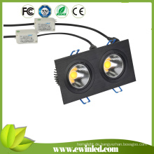 Hoher Lumen PFEILER angetriebenes quadratisches Downlight vertiefte LED-Lichter